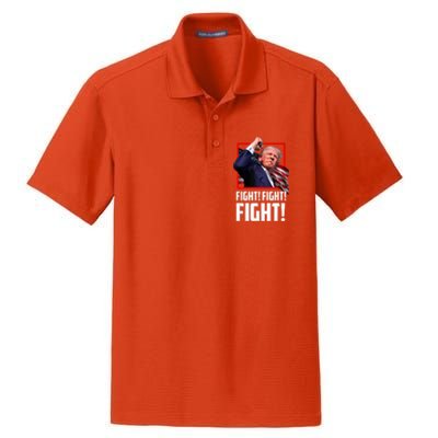 Donald Trump Fight Fighting Fighters Supporters Americans Dry Zone Grid Polo