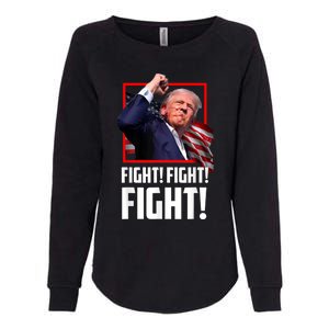 Donald Trump Fight Fighting Fighters Supporters Americans Womens California Wash Sweatshirt