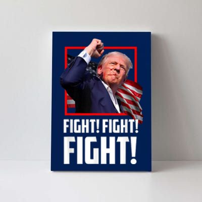 Donald Trump Fight Fighting Fighters Supporters Americans Canvas