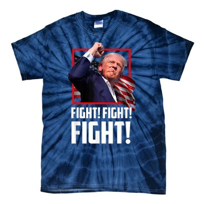 Donald Trump Fight Fighting Fighters Supporters Americans Tie-Dye T-Shirt