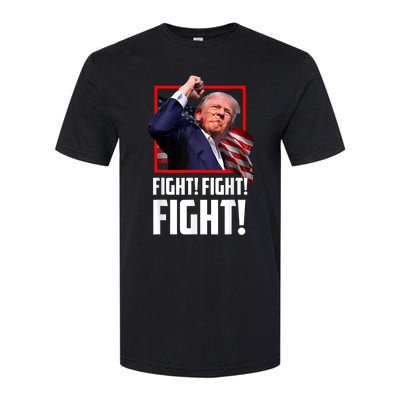 Donald Trump Fight Fighting Fighters Supporters Americans Softstyle CVC T-Shirt