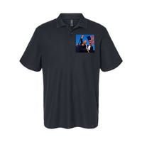 Donald Trump Fight Fist 2024 Softstyle Adult Sport Polo