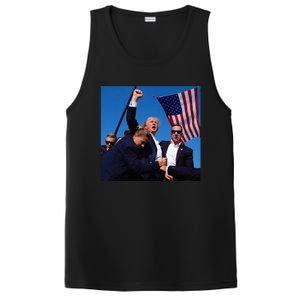 Donald Trump Fight Fist 2024 PosiCharge Competitor Tank