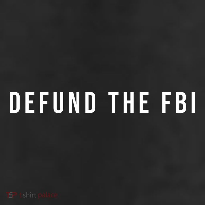 Defund The FBI 7 Panel Mesh Trucker Snapback Hat