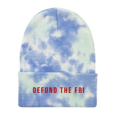 Defund The FBI Tie Dye 12in Knit Beanie