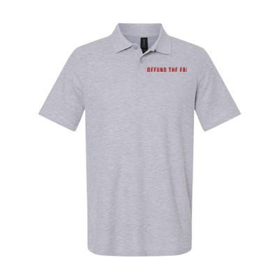 Defund The FBI Softstyle Adult Sport Polo