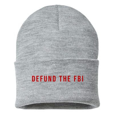 Defund The FBI Sustainable Knit Beanie
