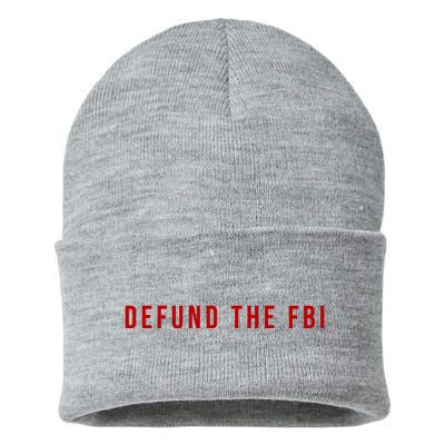 Defund The FBI Sustainable Knit Beanie