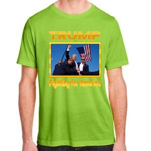 Donald Trump Fighting For America Adult ChromaSoft Performance T-Shirt