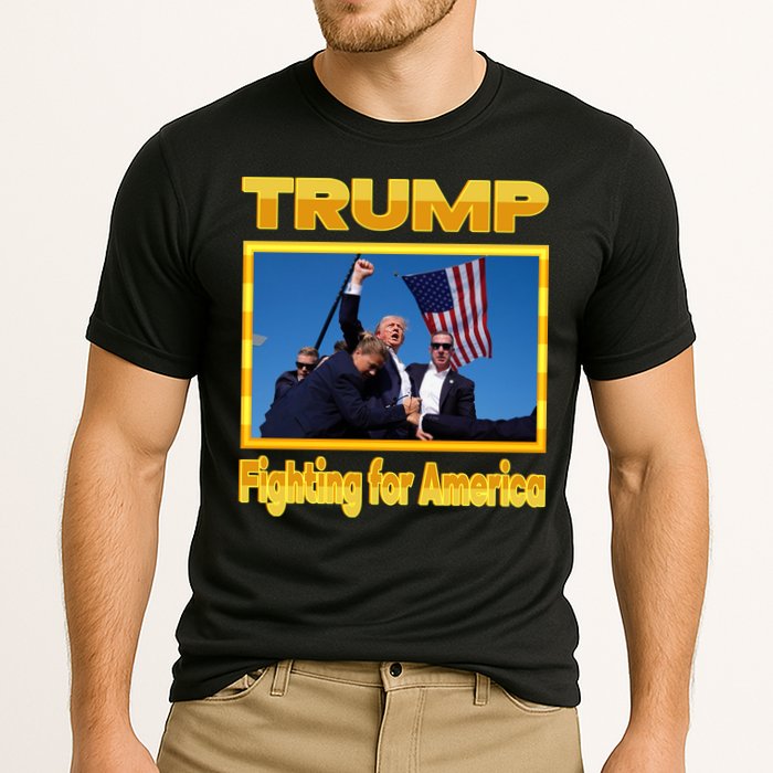 Donald Trump Fighting For America Performance Shirt