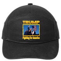 Donald Trump Fighting For America 7-Panel Snapback Hat