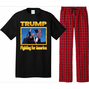 Donald Trump Fighting For America Pajama Set