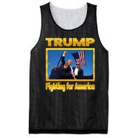 Donald Trump Fighting For America Mesh Reversible Basketball Jersey Tank