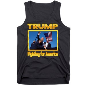 Donald Trump Fighting For America Tank Top