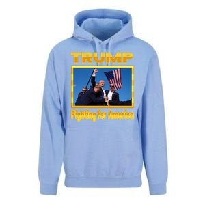 Donald Trump Fighting For America Unisex Surf Hoodie