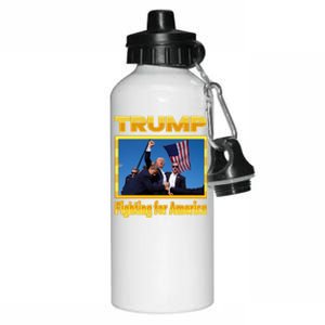 Donald Trump Fighting For America Aluminum Water Bottle