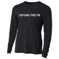 Defund The FBI Cooling Performance Long Sleeve Crew