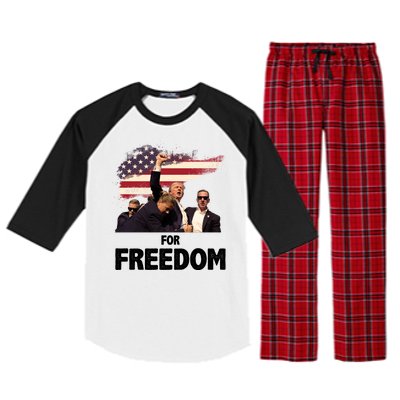 Donald Trump For Freedom Raglan Sleeve Pajama Set