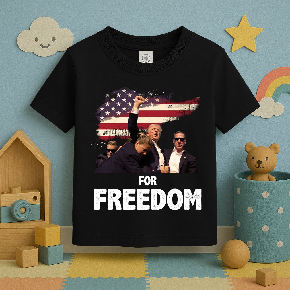 Donald Trump For Freedom Toddler T-Shirt