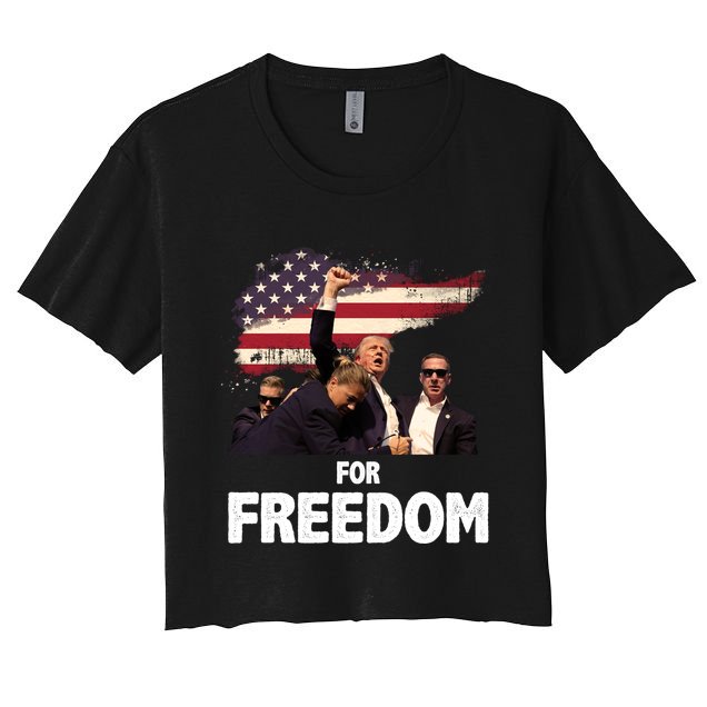 Donald Trump For Freedom Crop Top