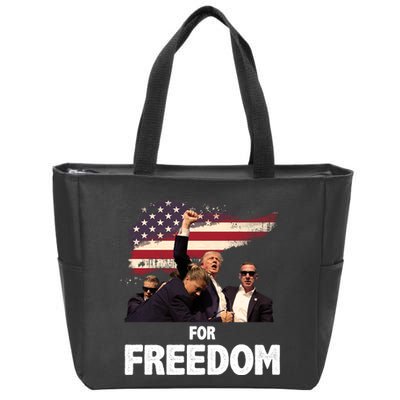 Donald Trump For Freedom Zip Tote Bag