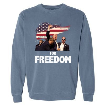 Donald Trump For Freedom Garment-Dyed Sweatshirt