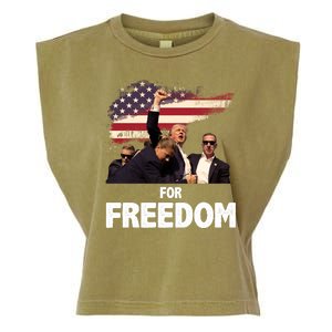 Donald Trump For Freedom Garment-Dyed Women's Muscle Tee