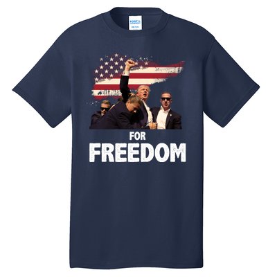 Donald Trump For Freedom Tall T-Shirt