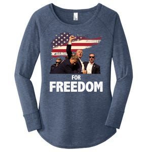 Donald Trump For Freedom Women's Perfect Tri Tunic Long Sleeve Shirt