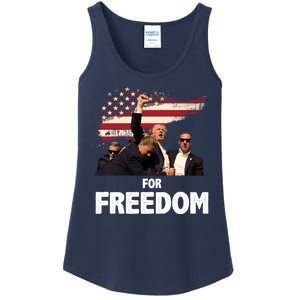 Donald Trump For Freedom Ladies Essential Tank