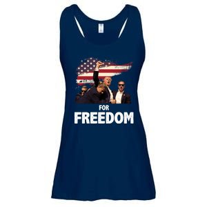 Donald Trump For Freedom Ladies Essential Flowy Tank