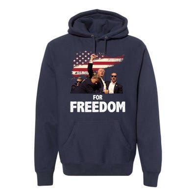 Donald Trump For Freedom Premium Hoodie