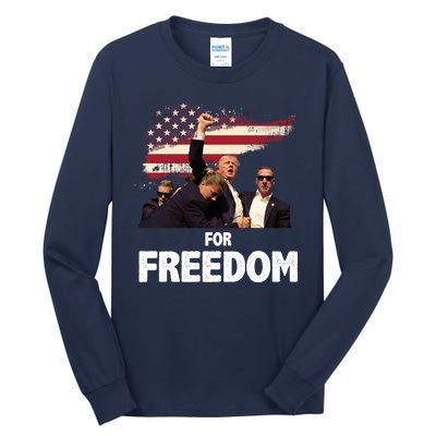 Donald Trump For Freedom Tall Long Sleeve T-Shirt