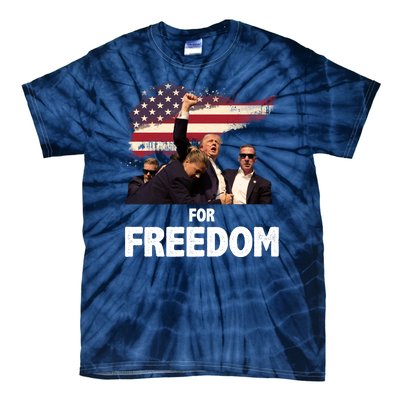 Donald Trump For Freedom Tie-Dye T-Shirt