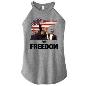 Donald Trump For Freedom Women's Perfect Tri Rocker Tank