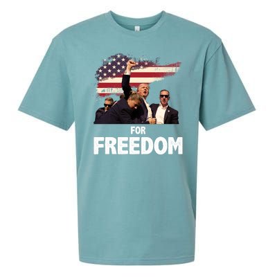 Donald Trump For Freedom Sueded Cloud Jersey T-Shirt