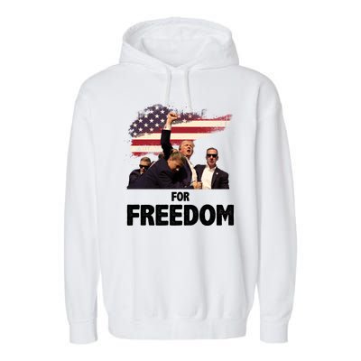 Donald Trump For Freedom Garment-Dyed Fleece Hoodie