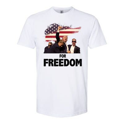 Donald Trump For Freedom Softstyle CVC T-Shirt