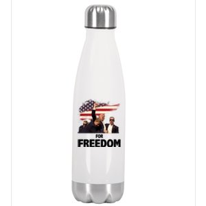 Donald Trump For Freedom Stainless Steel Insulated Water Bottle