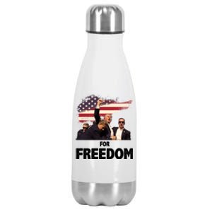 Donald Trump For Freedom Stainless Steel Insulated Water Bottle