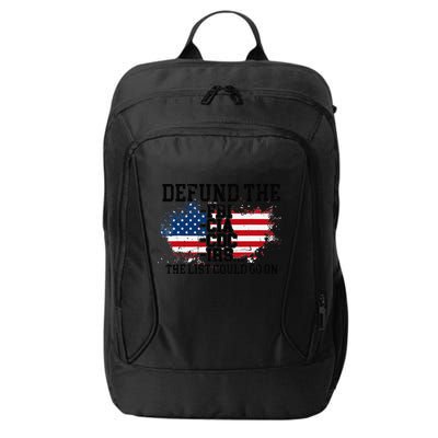 DEFUND THE FBI CIA CDC IRS... The List Could Go On City Backpack