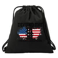 DEFUND THE FBI CIA CDC IRS... The List Could Go On Drawstring Bag