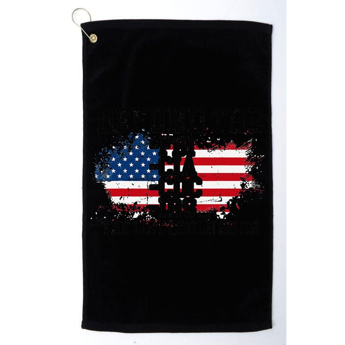 DEFUND THE FBI CIA CDC IRS... The List Could Go On Golf Towel
