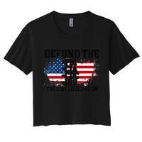 DEFUND THE FBI CIA CDC IRS... The List Could Go On Crop Top