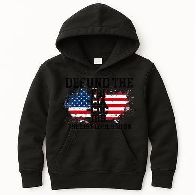 DEFUND THE FBI CIA CDC IRS... The List Could Go On Kids Hoodie