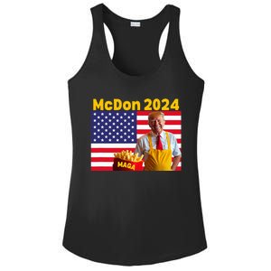 Donald Trump French Fry Cooking Fries Ladies PosiCharge Competitor Racerback Tank