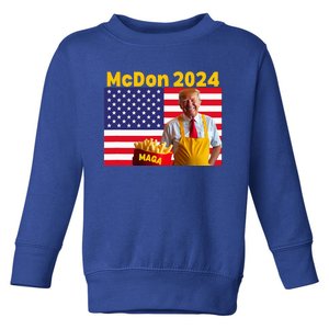 Donald Trump French Fry Cooking Fries Toddler Sweatshirt