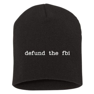 Defund The FBI Short Acrylic Beanie