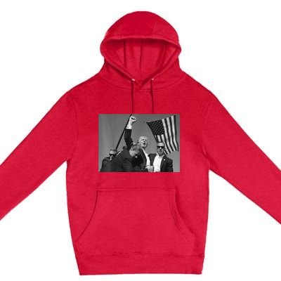 Donald Trump Fist Pump Premium Pullover Hoodie