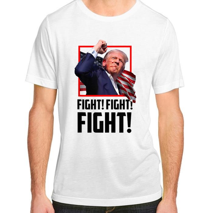 Donald Trump Fight Fighting Fighters Supporters Americans 2024 Adult ChromaSoft Performance T-Shirt